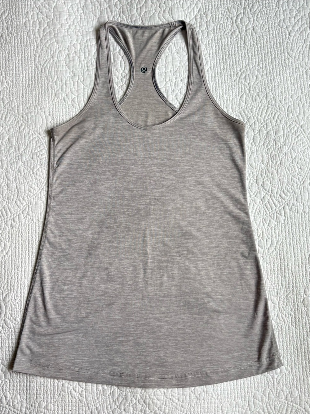 Lululemon Cool Racerback Tank Top Heathered Grey